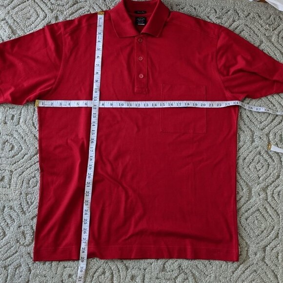 VINTAGE 90s PAUL & SHARK YACHTING T SHIRT POLO red size L @K - Picture 9 of 9